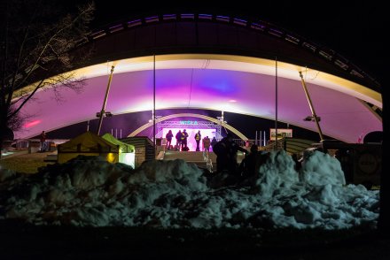 Strefa Kibica w wiślańskim amfiteatrze